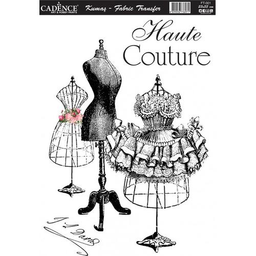 Transfer para TEJIDOS Haute Couture 25x35cm