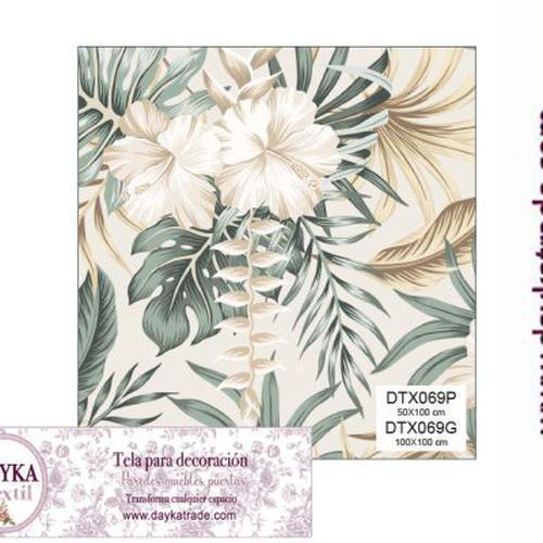 Dayka textil, tela para decoración de 50cmx100cm.DTX069P