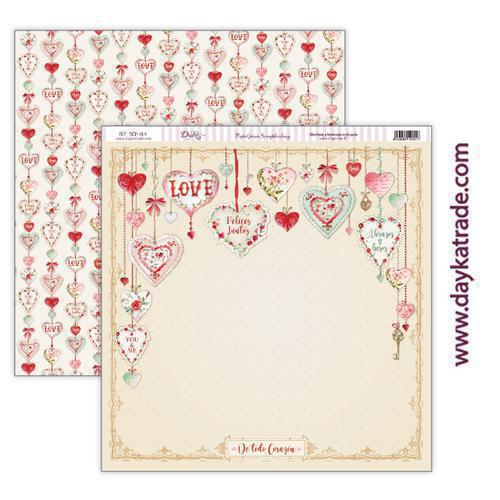 Papel scrap amor y amistad – colección “Love makes us fly” scp-414