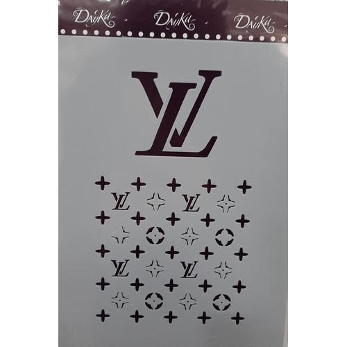 Stencil “Louis Vuitton”.A5 15X21CM DAYKA