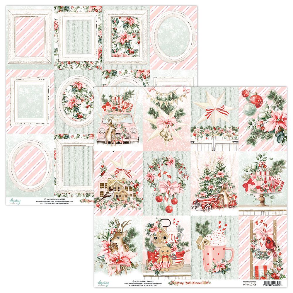 MINTAY PAPERS PAPEL 12X12 - MERRY LITTLE CHRISTMAS 06 MT-MLC--06