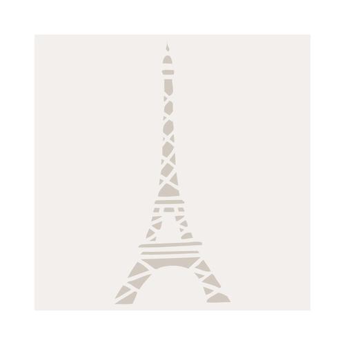 Plantilla-Stencil Mini Deco Figura 002 Torre Eiffel
